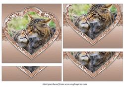 Scottish Wildcat with Her Kitten Bottom Stacker