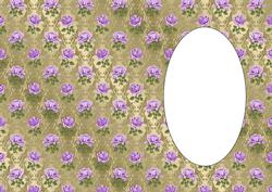 Vintage Roses Mauve Insert