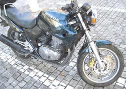 Honda Motorbike Watercolour Background
