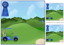 Golfing Dad Topper 1