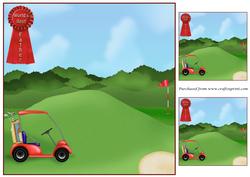 Golfing Dad Topper 2