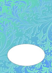 Swirly Gradient Aquamarine Blue Insert 2