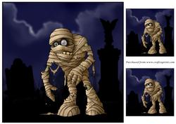 Here Comes the Mummy Topper