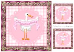 New Baby Girl Topper