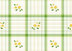 Easter Plaid with White Daisies Backing Paper