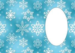 Christmas Snowflake Insert 1