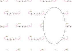 Baby Girl Bracelet Insert