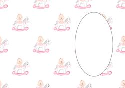 Baby Girl Rocking Horse Insert 2