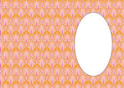 Ornamental Orange Pink Insert