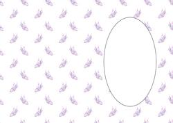 Butterfly Pink Mauve Insert