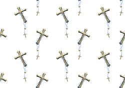 Rosary Blue Backing Paper