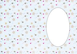 Valentine Hearts and Stars Insert