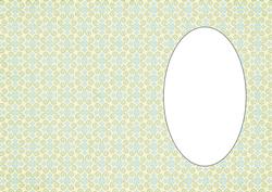 Damask Flowers and Swirls Insert