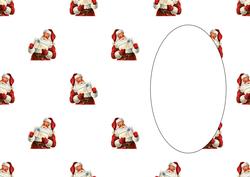 Santa Claus with Gift Insert