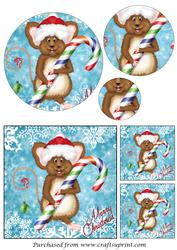 Christmas Mouse Circle Pyramid