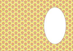 Floral Yellow Coral Insert