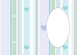 Baby Heart Stripes Insert
