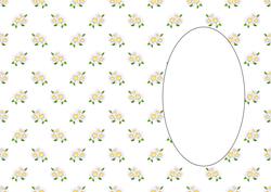 Easter Daisies Blue Insert