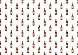 Beer Bottles Backing Paper