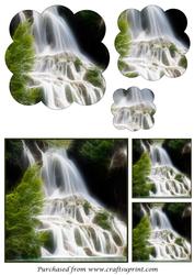 Waterfall Scalloped Pyramid