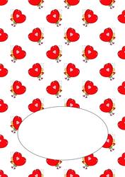 Valentine Butterflies Landscape Insert