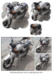 Motorbike Scalloped Pyramid 7