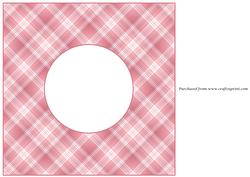 Christmas Plaid Insert 8x8 1