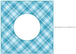 Christmas Plaid Insert 8x8 2