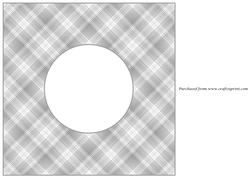 Christmas Plaid Insert 8x8 3