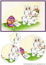 Easter Bunnies Circle Pyramid 2