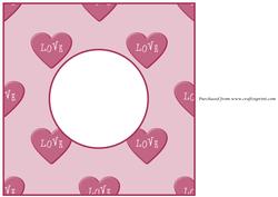 Valentine Heart Word Insert 8x8 2