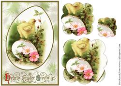 Easter Chicken Scalloped Pyramid 4