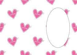 You and Me Heart Insert