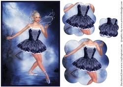 Ballerina Fairy Scalloped Pyramid 1