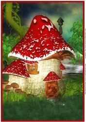 Mushroom House A4