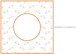 Baby Stork Insert 8x8