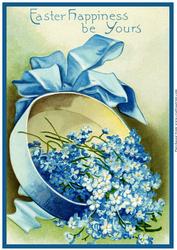 Vintage Easter Flowers in Box A4