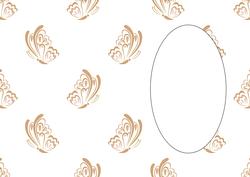 Butterfly Embellishment Brown Insert
