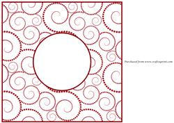 Christmas Berry Spirals Insert 8x8 1