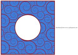 Christmas Berry Spirals Insert 8x8 4