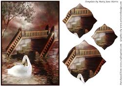 Swan Fantasy Splendid Pyramid
