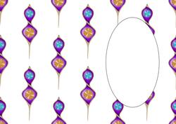 Christmas Fancy Ornament Insert