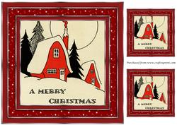 Christmas Houses Topper