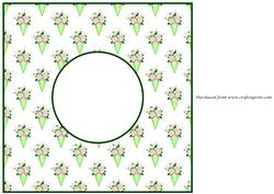 Christmas Roses Insert 8x8 2