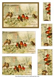 Christmas Birds Pyramid