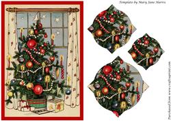 Christmas Tree Decorated Splendid Pyramid