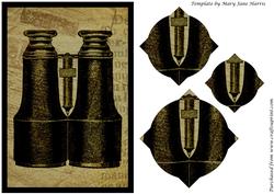 Vintage Binoculars Splendid Pyramid
