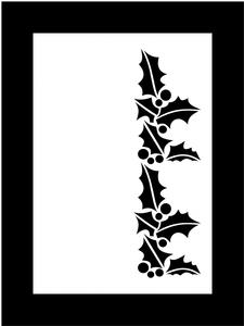 Christmas Border Card Template