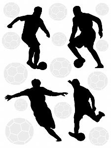 Football Silhouettes