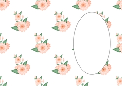 Flower Bunch Peach Insert